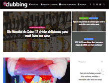 Tablet Screenshot of clubbing.com.br